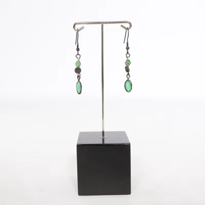 Oorbellen (Zwart, Groen) van Fashion Onbekend materiaal