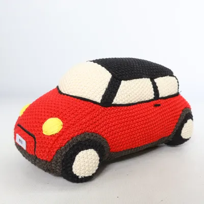 Soft toy (Red, Black, White) from Mini Cotton, Polyester, Viscose