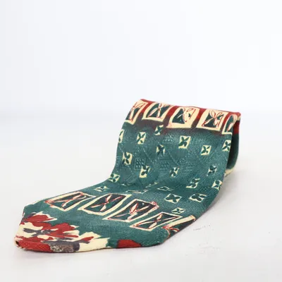 Tie (Green, Red, Beige) from Portia Polyester