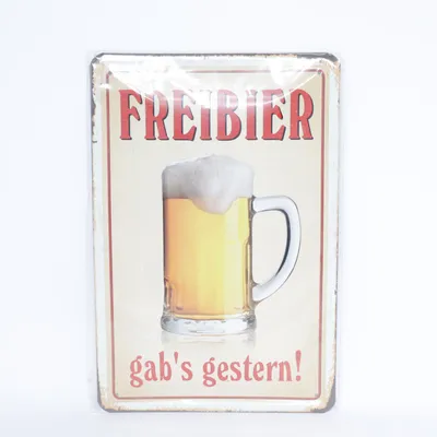 Wanddecoratie (Geel, Meerkleurig) van Kultschilder by Blechwaren Fabrik Braunschweig