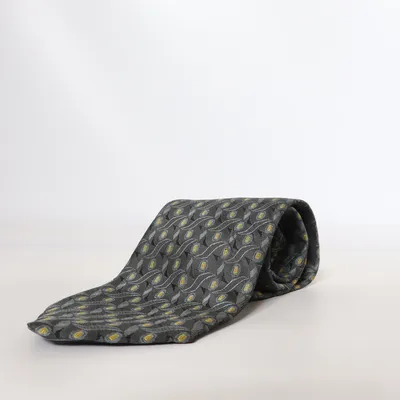 Tie (Gray, Yellow) from DBC Polyester