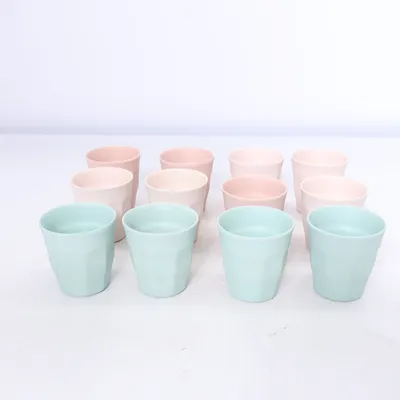 Drinkglas (Roze, Groen, Meerkleurig) van Rice