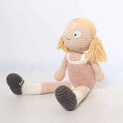 Poupée (Rose, Blanc, Marron) de Sebra
