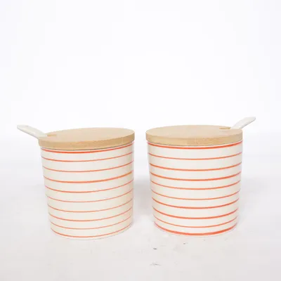 Sockerskål (Vit, Röd, Brun) från Bloomingville