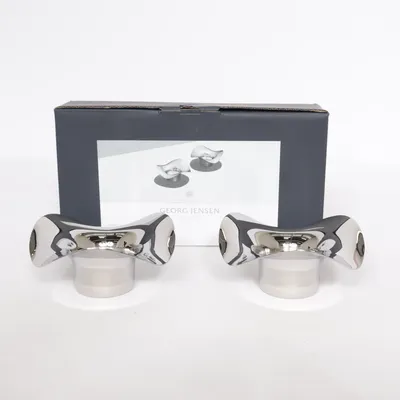 Ljuslykta (Silverfärgad) från Georg Jensen