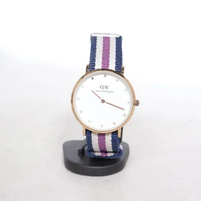 Armbåndsur (Blå, Lilla, Hvid) fra Daniel Wellington