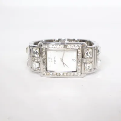 Armbandsur (Silverfärgad, Vit) från Fossil