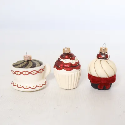 Christmas ornament (White, Red, Multicolored)