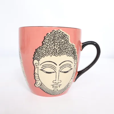 Mugg (Rosa, Svart) från Indiska