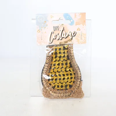 Brooch (Gold, Black) from Deiters Plastic, Unknown metal