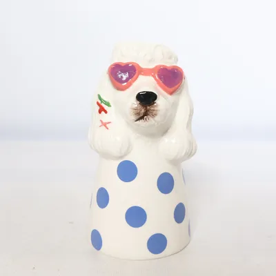 Vase (White, Multicolored)