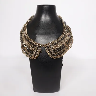 Halsband (Svart, Guldfärgad) från Zara Okänd metall