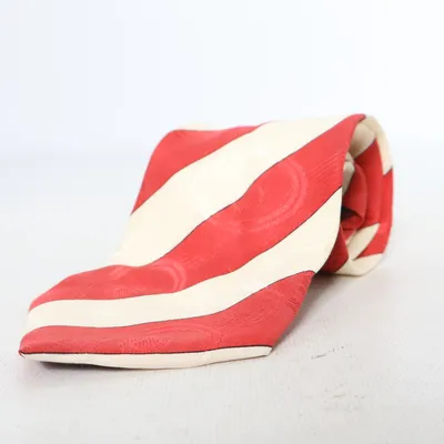 Tie (Red, Beige) from Amanda Christensen Silk