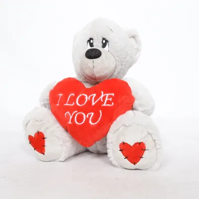 Peluche (Gris, Rouge) de Tinka