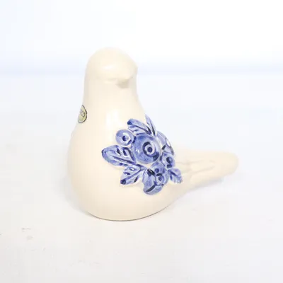 Figurine en porcelaine (Beige, Bleu) de Deco