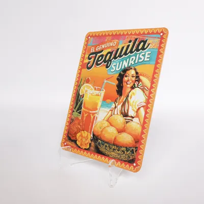 Skilt (Orange, Flerfarvet) fra Nostalgic Art