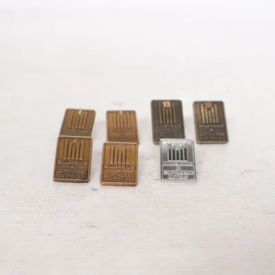 Manschettknappar (Flerfärgad) Okänd metall