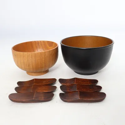 Tableware (Brown, Black)