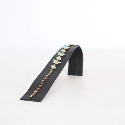 Armband (Turkos, Guldfärgad) Okänd metall