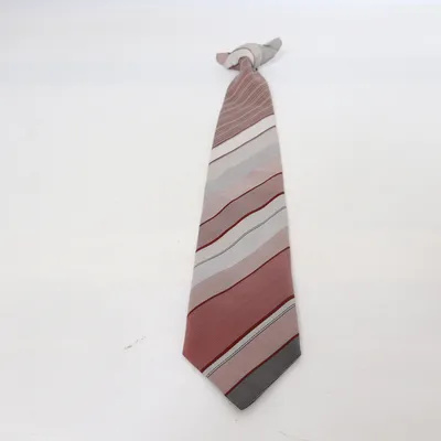 Stropdas (Grijs, Rood) van Trevira