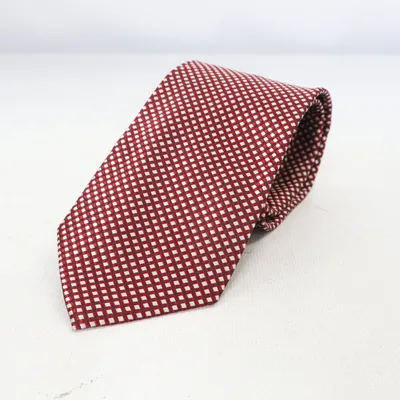 Stropdas (Rood, Wit) van Kuhn Maßkonfektion