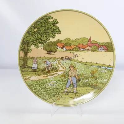 Assiette murale (Bauer Im Sommer) de Villeroy & Boch