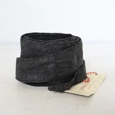 Waist belt (Black) from Springfield Elastane, Polyester