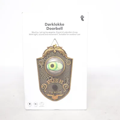 Dörrklocka (Svart, Grön, Guldfärgad)