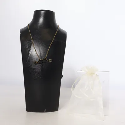 Ketting (Zwart, Goud) van Swarovski Brons