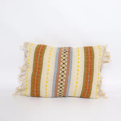 Coussin décoratif (Beige, Multicolore)