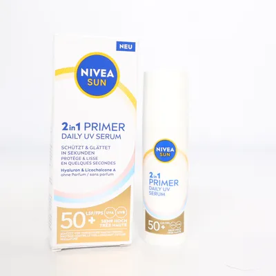 Solskyddsfaktor (2in1 Primer Daily UV Serum) från Nivea Sun