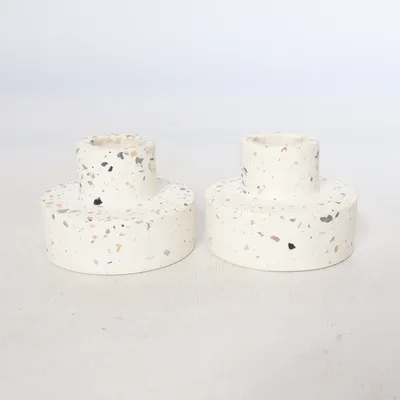 Waxinelichthouder (Terrazzo) van Bloomingville