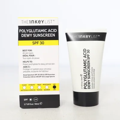 Crème solaire (Polyglutamic Acid Dewy Sunscreen) de The Inkey List