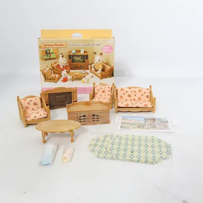 Poppenhuis meubels (Comfy Living Room Set) van Sylvanian Families