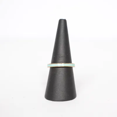 Ring (Guldfärgad, Turkos) Okänd metall