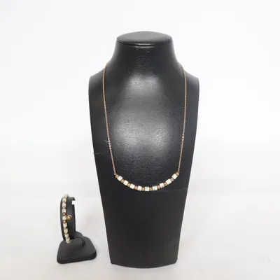 Smyckesset (Vit, Guldfärgad) från Victoria Okänd metall