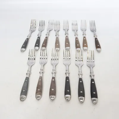 Fork (Silver, Black, Brown)