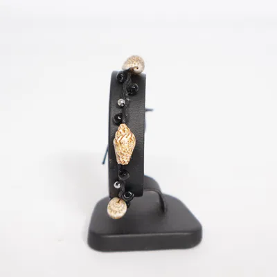 Armband (Zwart, Bruin) Onbekend materiaal