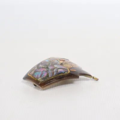 Broche (Brun, Flerfarvet) Ukendt metal