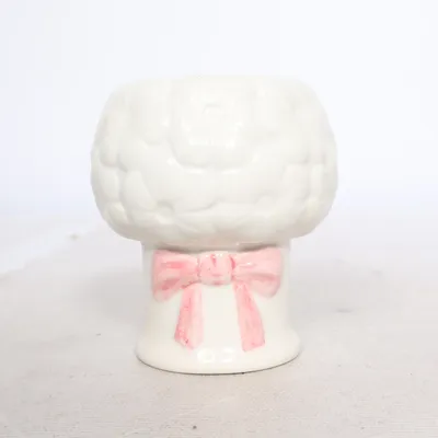 Vase (Hvid, Pink) fra Mirela Cerica