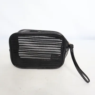 Kulturbeutel (Schwarz) von Giorgio Armani Parfums Polyester, Polyurethan
