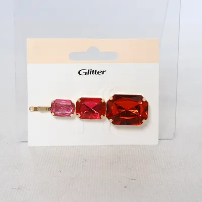 Hårspänne (Röd, Rosa, Flerfärgad) från Glitter
