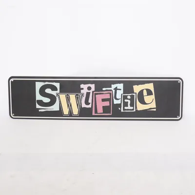 Skylt (Svart, Flerfärgad)