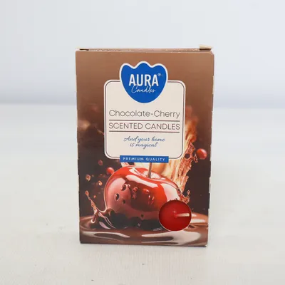 Bougie chauffe-plat (Marron, Rouge) de Lunaura Candles