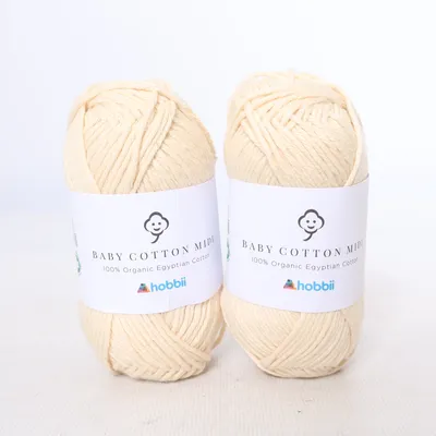 Garn (Baby Cotton Midi) fra Hobbii Økologisk bomuld
