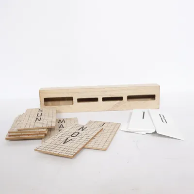 Datumvisare (Vit, Beige)