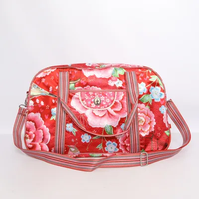 Weekendtas (Rood, Meerkleurig) van Pip Studio