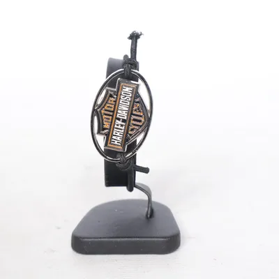 Armband (Svart, Silverfärgad) från Harley Davidson Okänd metall