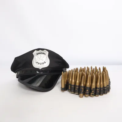 Accessoires de déguisement (Noir, Or)