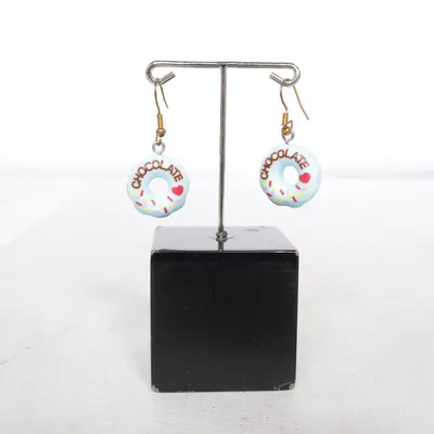 Boucles d'oreilles (Bleu, Multicolore) Métal inconnu